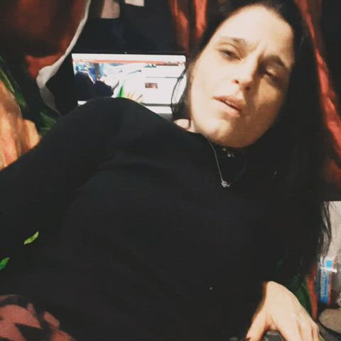amateur homemade hotwife milf natural tits petite pussy gif