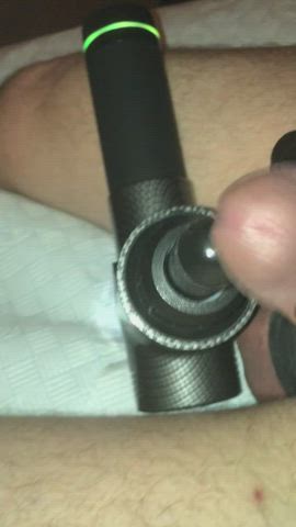 CBT Kinky Latex Gloves Uncut Vibrator gif
