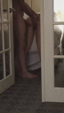 girlfriend no condom sharing cuckold gif