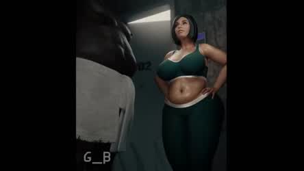 Some BBW vs BBC Hentai Animation