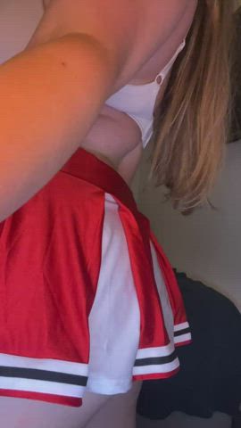 Is the length of my new cheerleader skirt up to regulations, daddy?