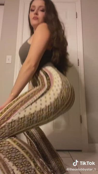 Big Ass Bouncing Latina Thick TikTok gif
