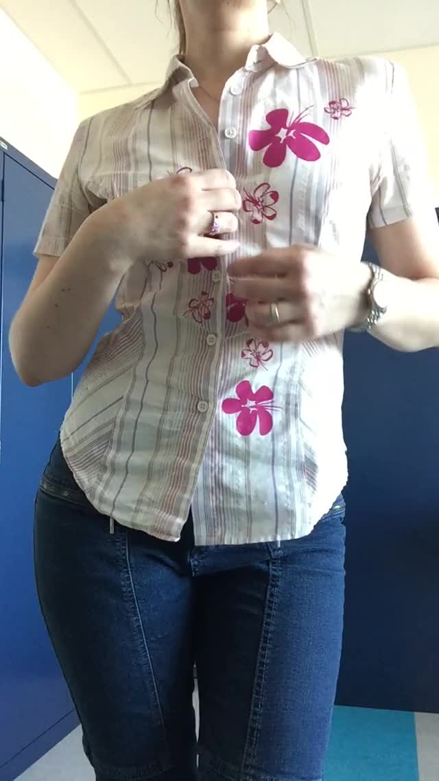 Do you like my new bralette? I would like to show it to my cute colleague at school