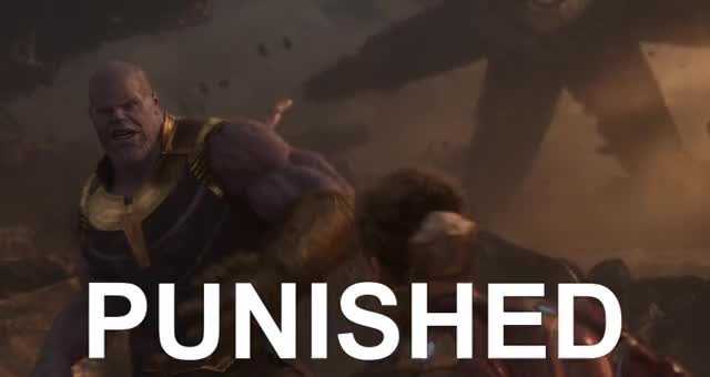 iron man punch punish