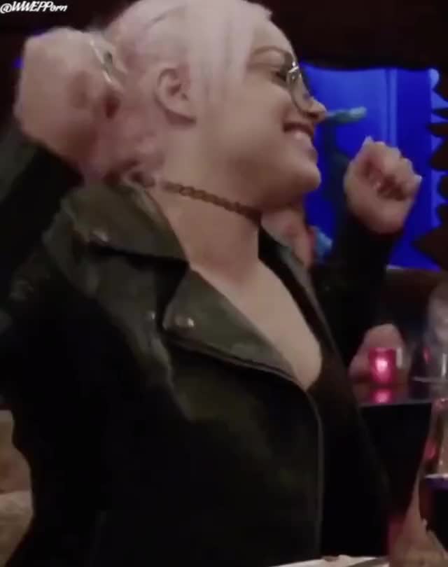 Liv Morgan bouncing.