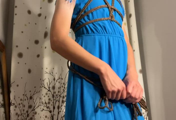 bondage crossdressing shibari gif