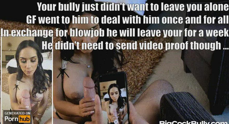 Your GF really knows how to deal with your bullies