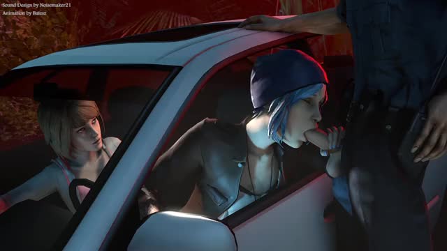 Chloe getting out of a speeding ticket (batesz, noisemaker21)