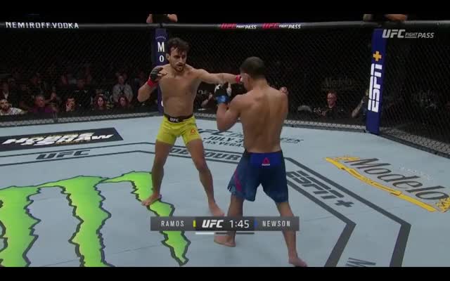 Ramos |Newson| Pulls Ramos into mount w: bodylock