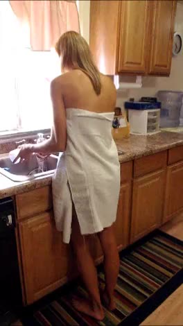 Doing the dishes