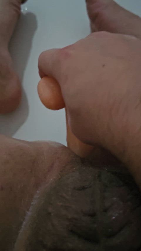 anal anal play femboy gay masturbating prostate massage gif