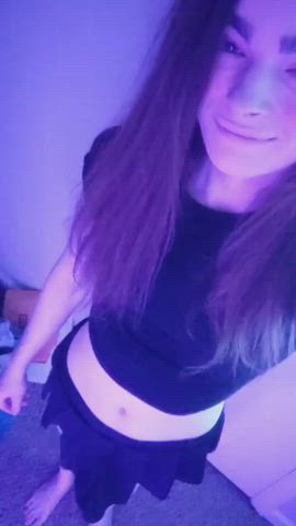 femboy tease trans gif