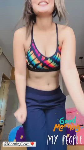 Bollywood Bra Celebrity Cleavage gif