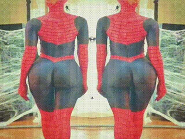 Ass Big Ass Camel Toe Cosplay Ebony Flexible Thick Tights gif
