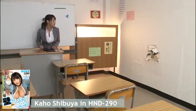 Teacher gets stuck in a wall
