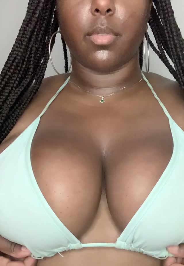 Blue bikini titty drop ?