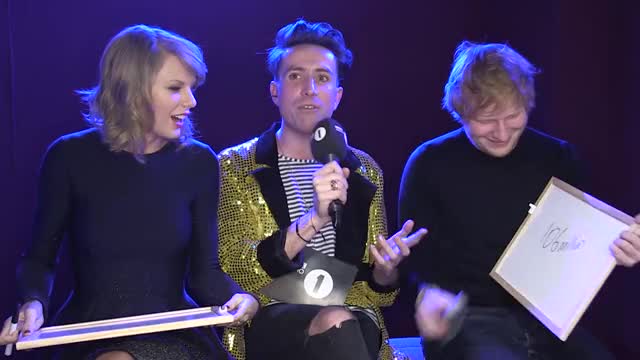 Ed Sheeran and Taylor Swift