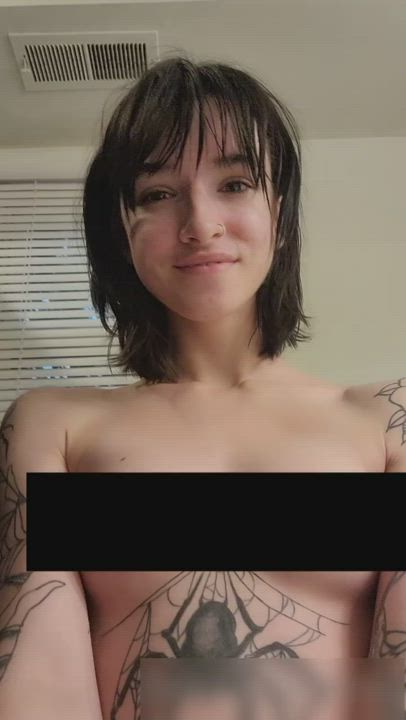 Bouncing Tits Censored Small Tits gif