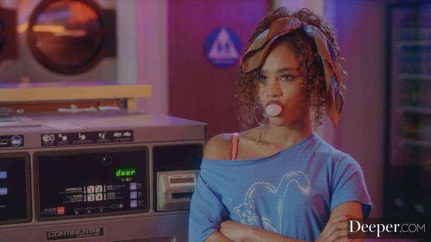 ebony funny porn interracial jean shorts laundry room pretty scarlit scandal gif