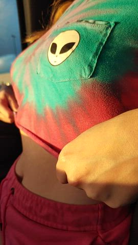 These perky tits are out of this world!