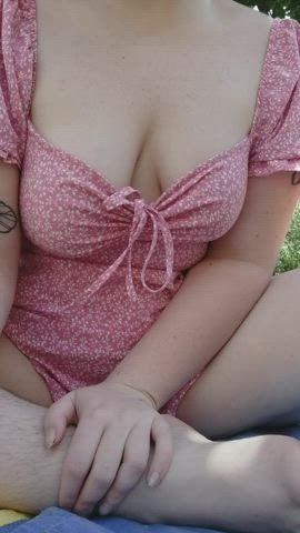 Exhibitionism Exposed Hairy Pussy Nipple Piercing Outdoor Public Pussy Spread Spreading