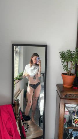 Small boobs on a small frame!