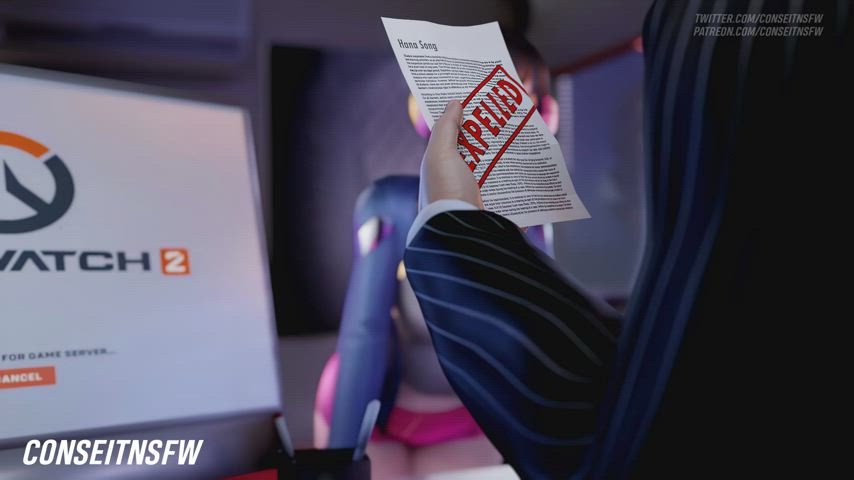 D.Va gets expelled, (conseitnsfw) [Overwatch]