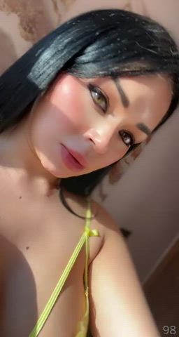 ballbusting cock lingerie trans trans woman gif