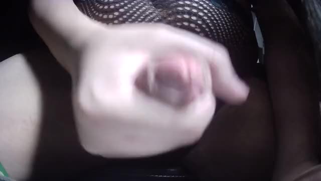 Femboy's first J-O on camera. Wasn't expecting a huge load ON the camera at that~~