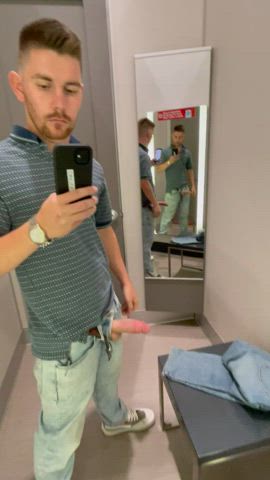 Big Dick Changing Room Cock Porn GIF by arizonavirgin