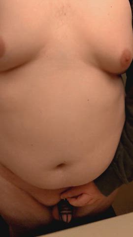 caged chastity femboy little dick pee peeing piss sissy small cock small dick trans