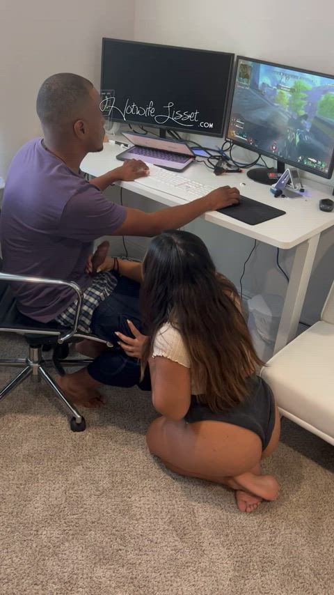 i wanted some BBC and all he wanted to do was play his little games