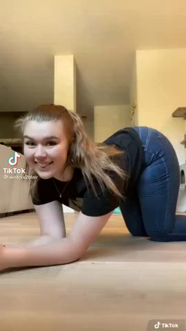 amateur babe barely legal girls pretty sensual smile teen teens tiktok gif