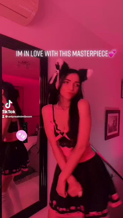 Amateur Cosplay Model gif