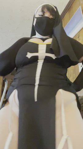 Cum vibe with a slutty nun