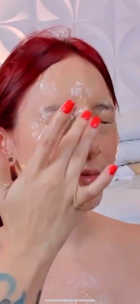 Cute and playful spit lover