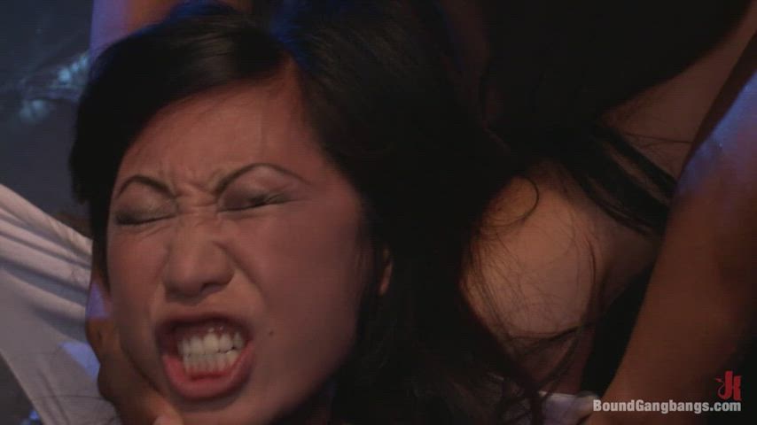 [Bound Gangbangs] The Guys Get Excited When They Find Out Asian MILF Tia Ling's Hard
