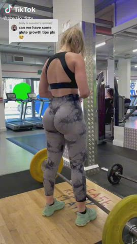 Fitness Gym Leggings Legs Pawg Thick TikTok Workout gif