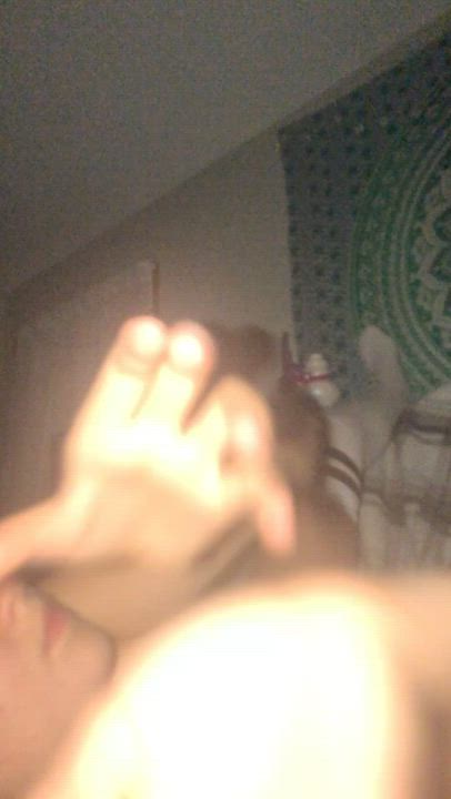 Amateur Dildo Masturbating Teen gif