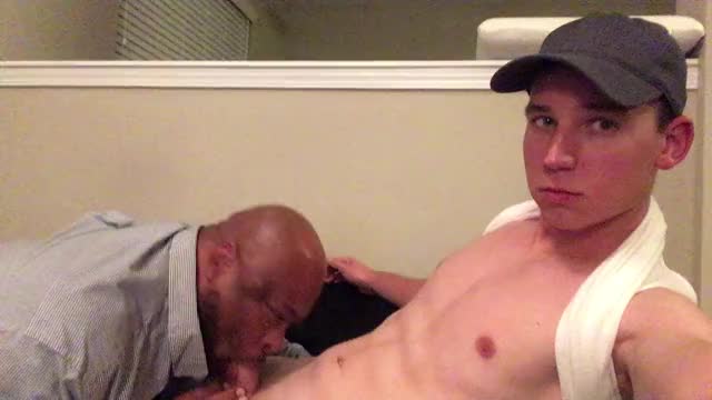 Professor's Mouthful of Cum for Straight College Boy's Passing Grades