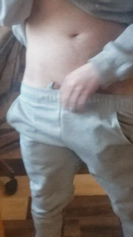 Will you cum and make me hard?