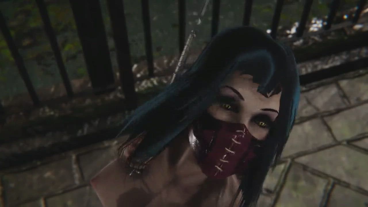 Milena dominated by Jade (kchentai)[Mortal Kombat]