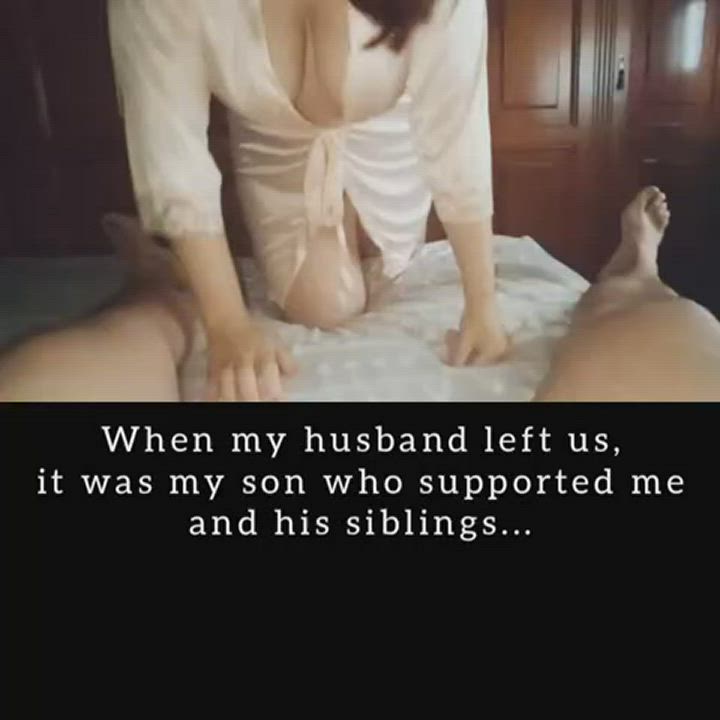 Creampie Mom Son gif