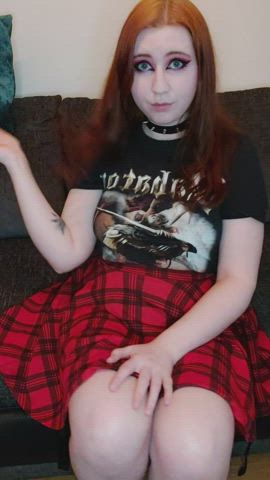 Let's find another Goth Slut to use my little toy on ;)
