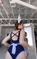 Big Tits Bouncing Tits Flashing Sabrina Nichole Smile gif