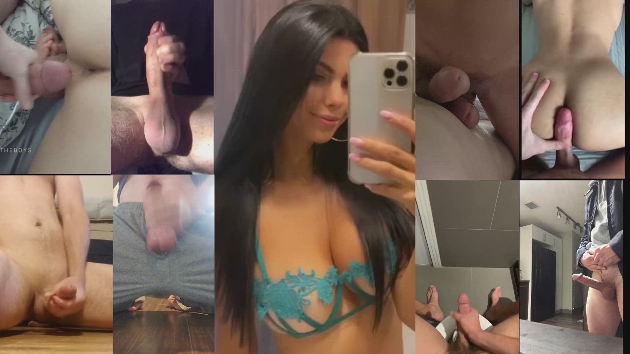 BabeCock Cum Frotting Latina gif