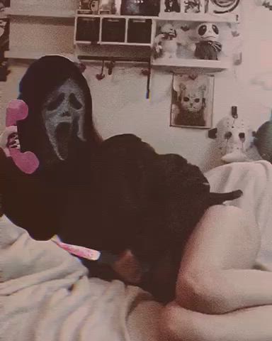 anime asian ecchi ghostgifs girlfriend goth hentai gif