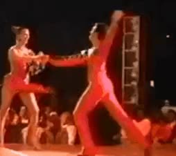 disco dancing spins