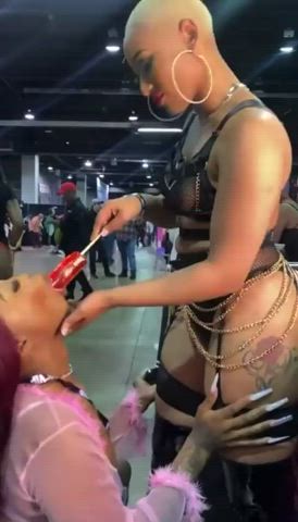 Ebony Fetish Sucking gif