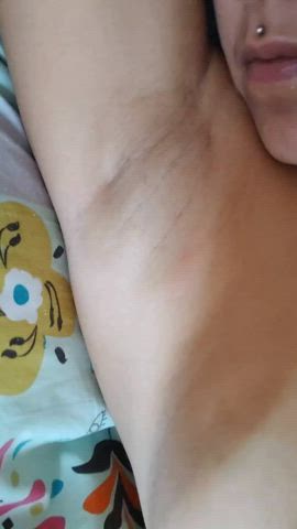 Cleaning my armpits :)